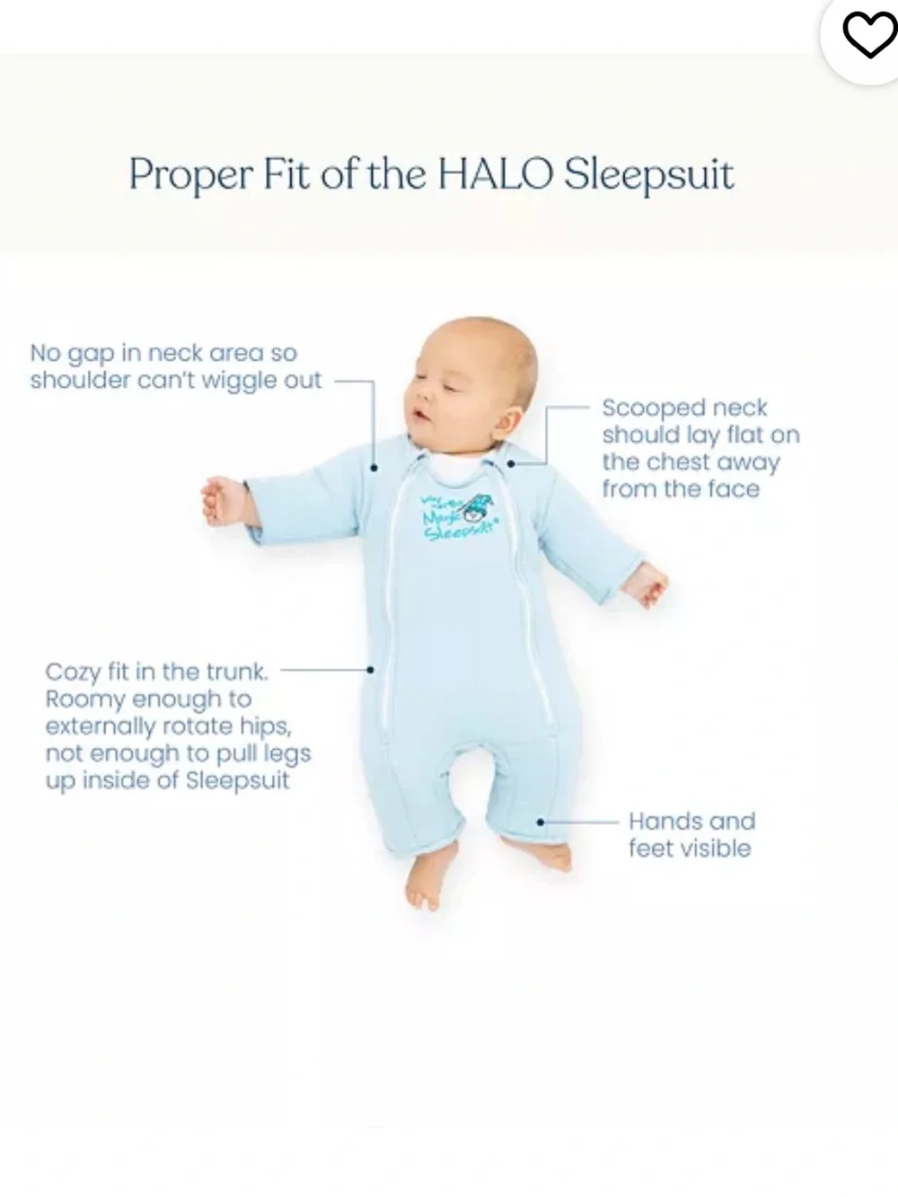 Halo Baby Magic Sleepsuit in Mint Green with White Trim Size 3-6 m BNWOT